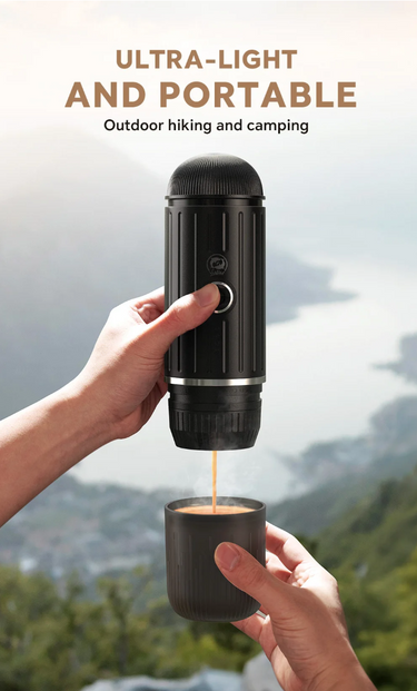 Portable Wireless Espresso Machine - 2-in-1 Capsule & Ground Coffee Maker